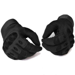 Military Hard Knuckle taktikalised kindad Mootorratta kindad Mootorrattas&otilde;idu ATV Ratsutamine Army Combat Full Finger kindad meestele Airsoft XL must