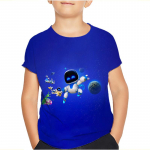M&auml;ng Astro Bot 3D prinditud laste T-s&auml;rk Lasteriided Harajuku multifilmi T-s&auml;rgid vabaaja l&otilde;busad top riided T&uuml;drukute poiste T-s&auml;rk 2024 150