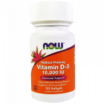 Now Foods - Vitamin D-3 10,000 IU 120 SGELS