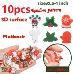 10 t&uuml;kki j&otilde;uluteemalisi vaigust amulette k&auml;sit&ouml;&ouml; jaoks, lamedad tagak&uuml;ljed, lima v&otilde;luhelmed, vaigust tarvikud, mini j&otilde;ulukingitused, k&auml;sit&ouml;&ouml; kaunistused isetegemiseks scrapbookinguks