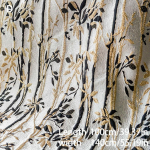 Luksuslik kootud žakaarmustriga lilledega reljeefne mullkangas Pehme Elegantne Mood 3D Tekstuuriga Kangas DIY &Otilde;mblemiseks Kleit Polsterdus 1M