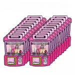 20 tk Toidukvaliteediga Multikakujulised Nukkude Kommid K&uuml;psised Suupisted Tihenduskotid Pulmad Laste S&uuml;nnip&auml;evapeo Kingikott Pink(18*25+6CM)-1PCS