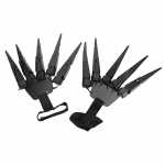 1 tk/paar Halloweeni liigendatud s&otilde;rmed hirmutavad v&otilde;ltss&otilde;rmed Skelett K&auml;si Cosplay s&otilde;rmkinnas Horror Ghost Claw Prop Peokaunistus