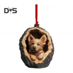 Loomade j&otilde;ulukaunistus 2D akr&uuml;&uuml;list multifilm Metsa looma j&otilde;ulupuu rippuv kaunistus puhkemaja sisekujunduseks D