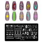 H&auml;id j&otilde;ule K&uuml;&uuml;nekunsti tembeldusplaadid K&uuml;&uuml;nekaunistus K&uuml;&uuml;nede &scaron;abloonid Manik&uuml;&uuml;ri disain Valged Lumeplaadid K&uuml;&uuml;nte Kunst