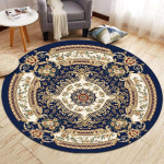 Retro &uuml;mar vaip Hiina mustritega Magamistoavaip Elutoa kohvilaua vaip 3D kunstiline p&otilde;randamatt 120*120cm blue
