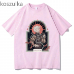 Astarioni T-s&auml;rk Unisex Suvine Puhas Puuvillane Unisex Naiste vabaaja T-s&auml;rk T&auml;navar&otilde;ivad Harajuku Vintage l&uuml;hikeste varrukatega t&auml;navar&otilde;ivad L