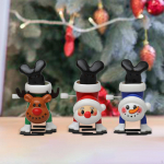 3x Christmas Wind up Toys, Party Supplies Ornaments for Festival Room