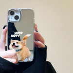 Mobiiltelefoni&uuml;mbrised iPhone 11 13 XR 15 Pro Max 12 14 Pro Max &uuml;mbris iPhone 16 XS Max Mirror kaitse&uuml;mbris Peegel peen multikas veekindel iPhone 11 Pro Max h&otilde;bedane liivav&auml;rv