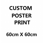 Kohandatud Plakatitr&uuml;kk-Laadi &Uuml;les Oma Pilt/Foto Kohandatud Personaliseeritud Foto Plakatitr&uuml;kiks Kodu/&Auml;ri Dekor Seinakunsti Tr&uuml;kk 60cm*60cmIN 60x60