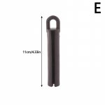 1 tk universaalne piljardikii otsiku kaitsja rippuv kummist pika klambri hoidja piljardi kii riidepuu basseini kii hoidja noole t&ouml;&ouml;riist 11cm punane