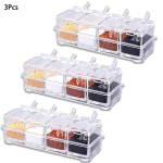 L&auml;bipaistvad maitseainepurgid K&ouml;&ouml;gi organiseerija S&auml;ilituskarbid Maitseainete mahutid kaantega V&uuml;rtsi Suhkru Soola pudel K&ouml;&ouml;gi tarvikud