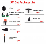 Taimevee mikrotilgakastmise otsik Kastmiskomplekt Reguleeritavad komplektid Pihustusjahutus Kodu&otilde;ue t&ouml;&ouml;riistad 5M kit