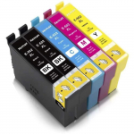 Cartouches d'encre 502XL - Epson - Compatible Workforce WF-2860 - Pack de 5 - Multi-couleurs - Non d'origine