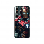 Coque - Maniacase - Samsung Galaxy S25 Plus - Iron Man combat - Souple - Noir