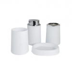 Roostevabast terasest harja k&auml;epidemega hambaharja tass Roostevaba ja vastupidav vannitoakomplekt Vannitoa tualett-tarbed Hoiutarvikud must ZT-T223 zt-t223-4