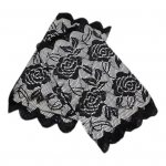 1 paar naiste ballikindaid, l&auml;bipaistvad pitsid, &otilde;hukesed s&otilde;rmedeta, kirjandusstiilis etendused pruudi pulmafoto rekvisiidikindad punane