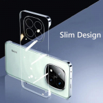 Raamita &otilde;huke l&auml;bipaistev k&otilde;va tagakaanega &uuml;mbris Xiaomi Redmi Note 14 5G 14 Pro+ Plus Note14 Pro Plus 14 Pro 5G Coque telefoni&uuml;mbriste jaoks RedMi Note 14 Pro+ puhas