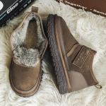 Meeste paksu tallaga villased lumesaapad sametvoodri ja libisemiskindla takjakinnitusega. Size 39