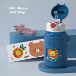 450 ml laste termoskruus &otilde;lgedega 304 roostevabast terasest tass Multifilmi vaakumkolb lastele armas termoveepudel majapidamises kasutatava &otilde;letopsi isolatsioonitass 450ml