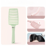 Roosa juuksehari &otilde;hkpadi kamm kohev juuste v&auml;ljalangemise vastane massaaži juuksehari k&otilde;ikidele juukset&uuml;&uuml;pidele pikkadele paksudele looduslikele juustele &otilde;hukesed lokkis