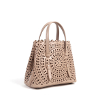 Suvine veisenahast laserl&otilde;ikega crossbody kott: Ehtsa Nahast Naiste K&auml;ekott 17*16*9 cm aprikoosi