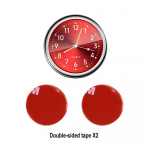 Autokell helendav miniautode sisemine kleebitav digitaalkella mehaanika Kvartskellad Autodekoratsioon Autotarvikud Kingitused