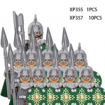 Keskaegsed Elfi Rohani s&otilde;durid Kaardiv&auml;gi lotr Tegevusfiguurid Mini Klotsid Nukk Kokkupandavad Ehitusklotsid MOC DIY M&auml;nguasjad lapse kingituseks
