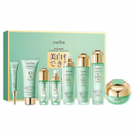 Niacinamiidiga valgendav nahahoolduskomplekt Puhastusvahend Toonik Seerum Silmakreem N&auml;okreem N&auml;o valgendamine Vananemisvastane Kortsudevastane Nahahooldus