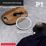 8-13 tolli Korduvkasutatav Mittekleepuv Pitsav&otilde;rkpann &Otilde;mblusteta Alumiiniumsulamist V&otilde;rk K&uuml;psetusn&otilde;u K&ouml;&ouml;git&ouml;&ouml;riistad &Uuml;mmargune Pannkook Pitsa Pagaritoode Alus 8in