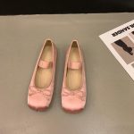 Satiin Siid Baleriinakingad Naine Vibu Elastne Rihm Ballerina Korterid Daamid Pehmed Mary Jane Kingad Baleriinakingad Naised Zapatos Mujer 39 gray