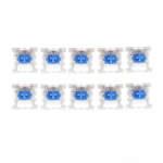 10 tk/partii Outemu Mx l&uuml;litid 3 kontaktiga mehaaniline klaviatuur must sinine pruun l&uuml;litid sinine