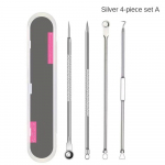 Acne needle remove blackhead 4-piece set acne acnes needle multi-functional face cleaning tool Popping acne magic special does not hurt the skin