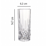 2 tk Komplekt 8,6 untsi 250 ml Kristallist viskiklaasid Tassid Peole Joogiklaasid &Scaron;oti viski, burbooni, kokteili, konjaki, tekiila, rummi jaoks Tass 2pcs