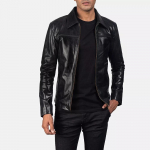 Must Biker Jakk Elegantne UUS Meeste Jakk Ehtne Lambanahk 100% Ehtne S must