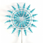 1 tk s&auml;rtsakas kineetiline tuuleveski h&uuml;pnotiseeriv 3D metallist aiavurr, ilmastikukindel &otilde;uekunst v&auml;lir&otilde;&otilde;mude ja sise&otilde;ue kaunistamiseks