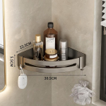 Vannitoa K&ouml;&ouml;gi Du&scaron;inurga Riiul Puurimiseta Seinale Paigaldatav Kleepuv Hoiuriiul Kapi Korraldaja Seina Kodu Riiul Riiulid A