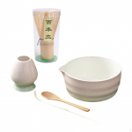 Keraamiline Matcha valmistamise komplekt lusika ja vispliga pere teeaegadeks