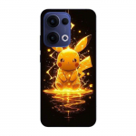 Coque de t&eacute;l&eacute;phone - Maniacase - Oppo Reno 13 5G - Silicone - Souple - Pikachu &Eacute;clair