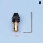 0,3&ndash;3,4&nbsp;Mm universaalne v&auml;ike elektrooniline puuritera tsang, minipadruni t&ouml;&ouml;riistakomplekt Fixtur