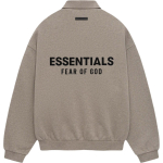 Fear of God Essentials Fliisist Polo Helehall Meeste Topid 192HO244399F S gray