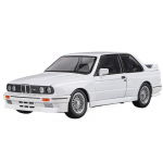1/24 m&otilde;&otilde;tkava BMW M3 E30 IM sulamist miniatuurne auto valatud metallist mudel kollektsioon hobi s&uuml;nnip&auml;evakingitus koos s&otilde;braga kaunistus klassikaline auto GT valge