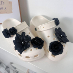 20 TK Moekad Kingakaunistused Komplekt Aksessuaarid Auguga Kingapannal Uus Luuvalge Kimp DIY 3D Kingakaunistused Lapsed Naine T&uuml;drukud Kingitus
