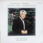 LP plaat ROBERT SCHUMANN, HUGO WOLF, THEO AD - Dichterliebe Op. 48 &bull; Valitud L 827396 ETERNA 1980 Saksamaa Klassikaline Kasutatud
