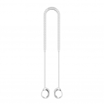 F1 Kadumiskindel k&otilde;rvaklappide n&ouml;&ouml;r Sony WF-1000xm4 juhtmevabadele k&otilde;rvaklappidele kaelapael valge