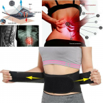 Hingav reguleeritav seljatoe tugi, alaselja tugiv&ouml;&ouml;, seljatugi meestele ja naistele L must