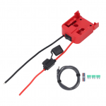 18V akuadapter ja alalisvoolu toitekaabel 3x30A kaitsmetega juhtmestiku klemmiga Mini jaoks