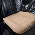 Seat Cover 54x55 cm PU Leather Car Interior Accessory Cushion Pad for SUV Black Red