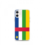 Coque T&eacute;lephone Drapeau R&eacute;publique centralfricaine &ndash; iPhone 12 mini