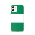 Coque pour iPhone - Drapeau du Nigeria - iPhone 12 - Silikoonist supp - Protection l&eacute;g&egrave;re - Disain